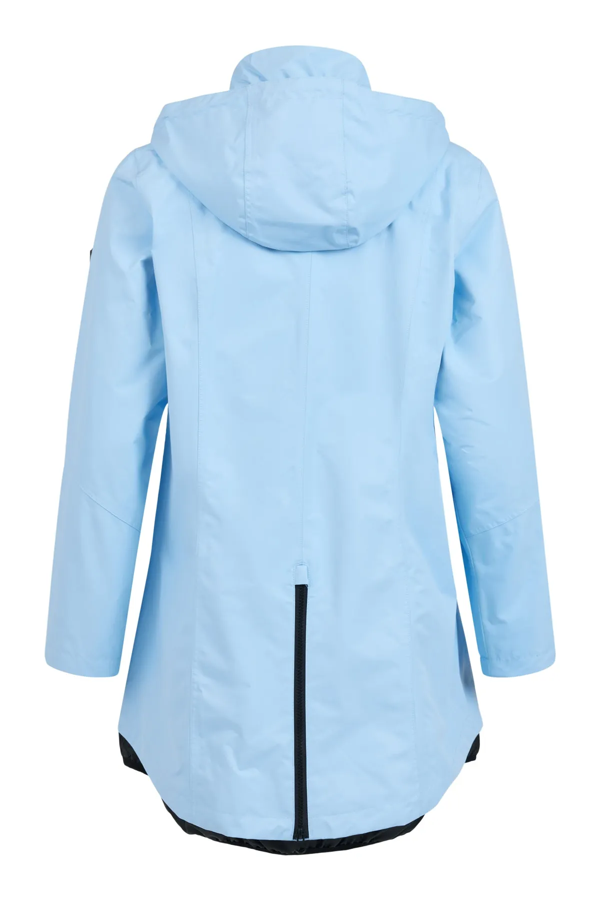 1223- Powder Blue Waterproof Raincoat - Normann