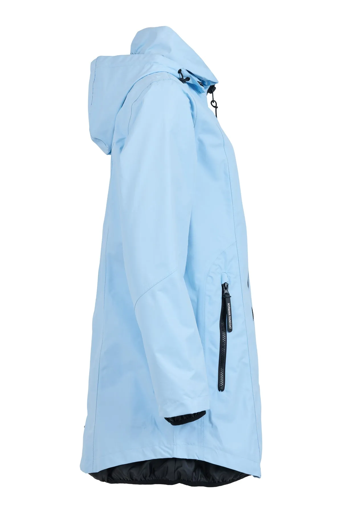 1223- Powder Blue Waterproof Raincoat - Normann