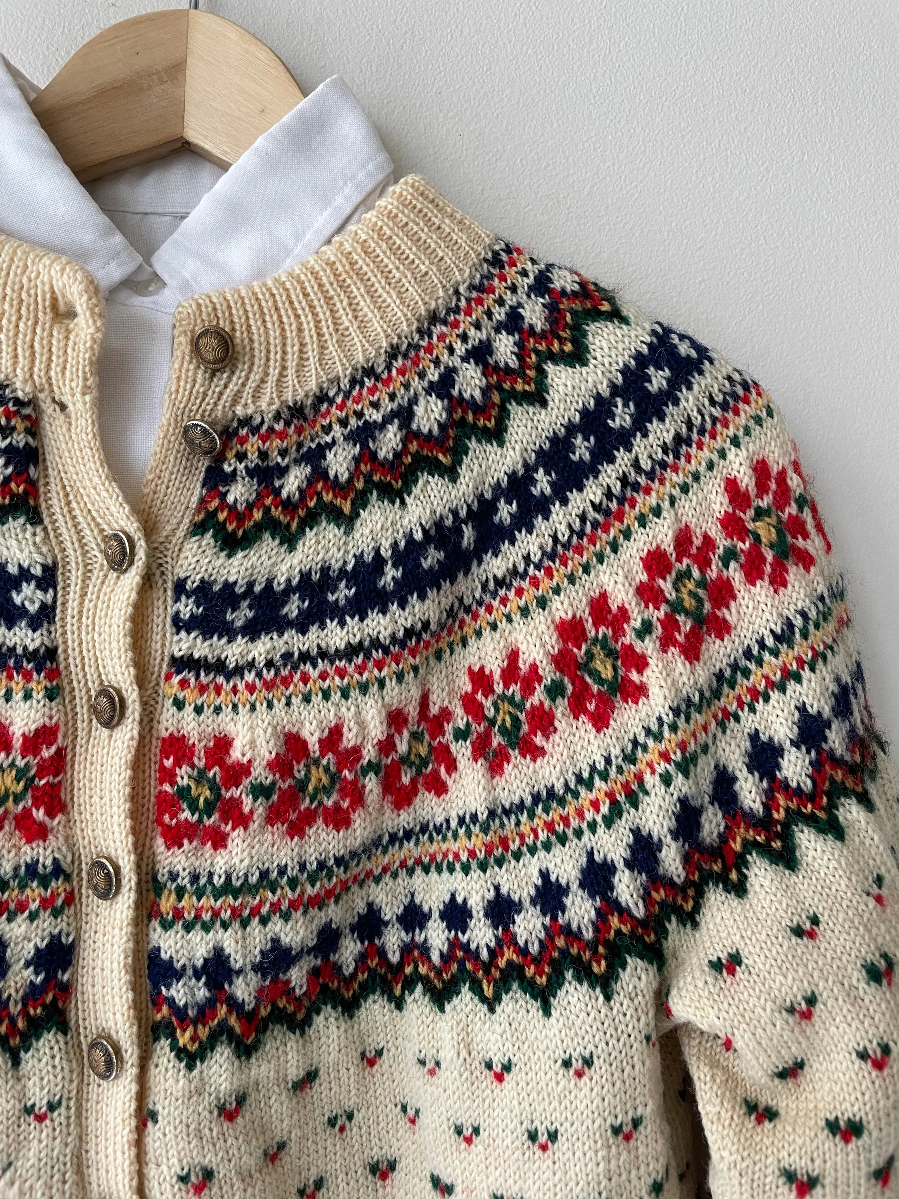 1950s Paul Mage Fair Isle Cardigan