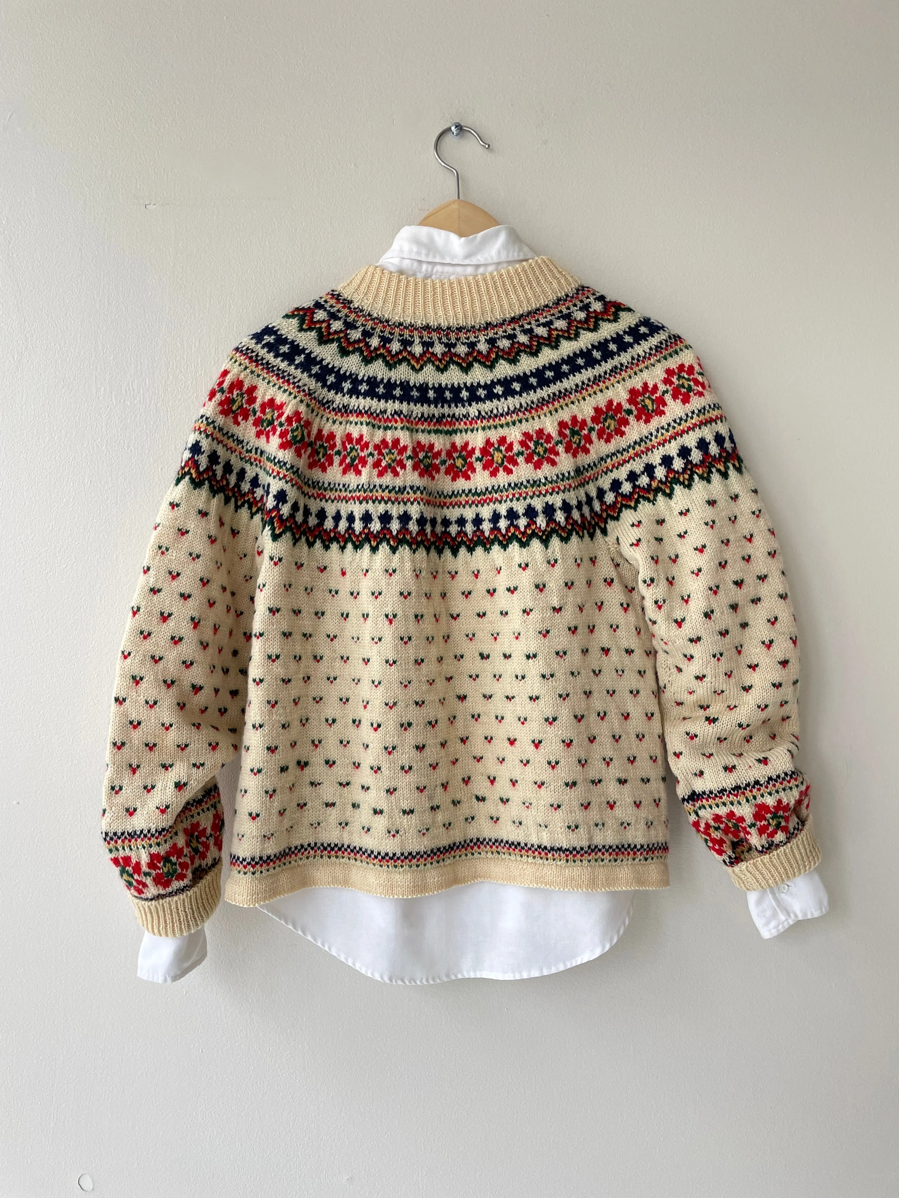 1950s Paul Mage Fair Isle Cardigan