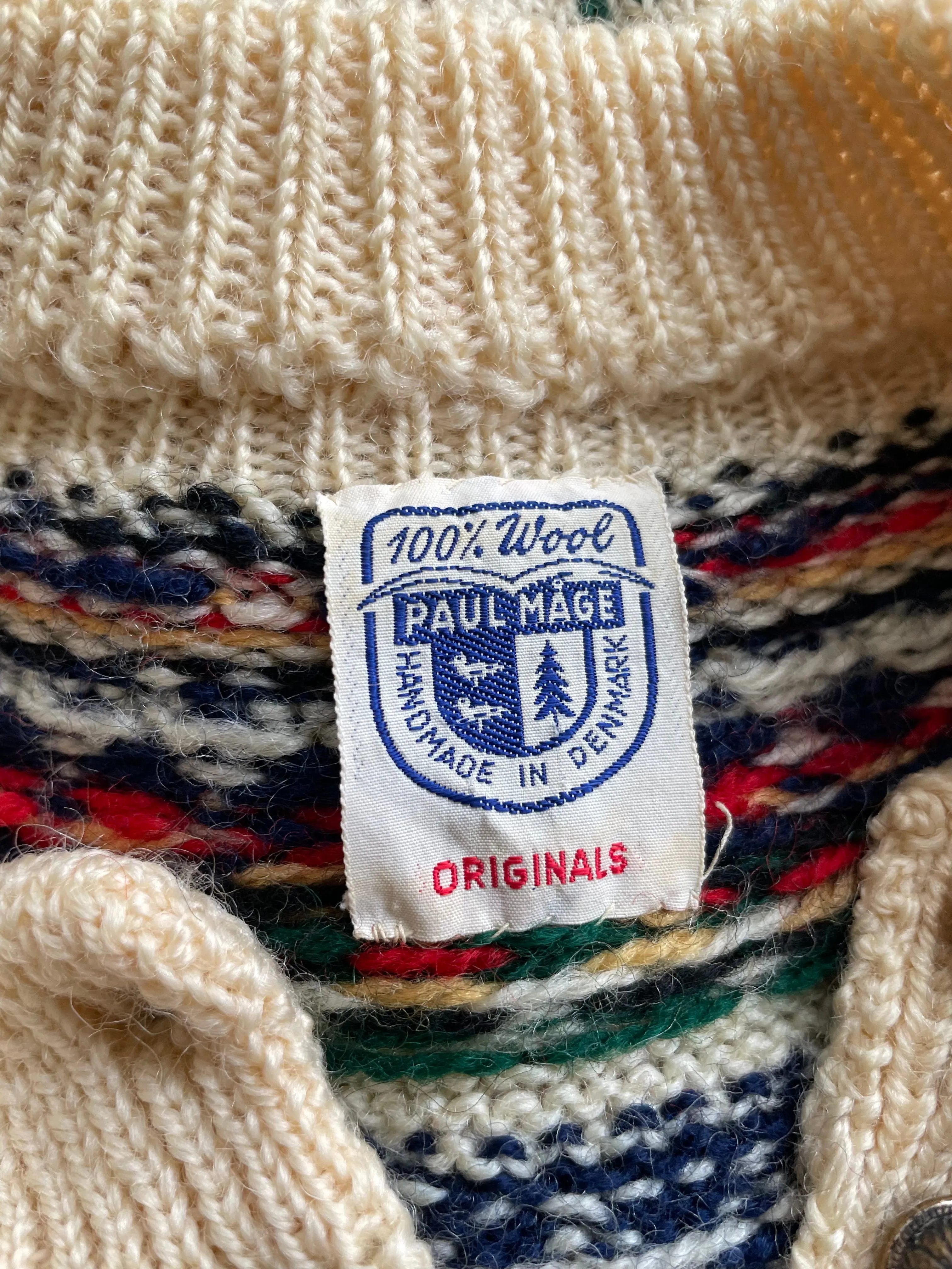 1950s Paul Mage Fair Isle Cardigan