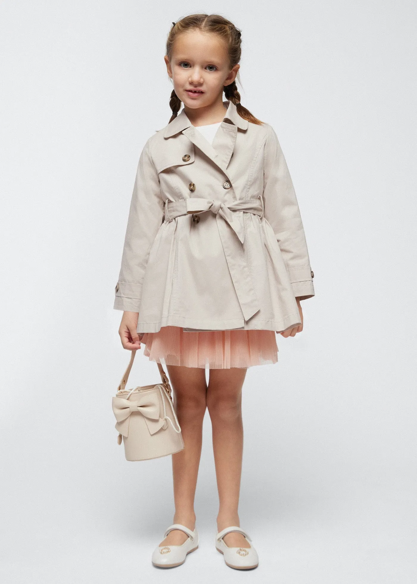 3480 - Raincoat for girl - Sand