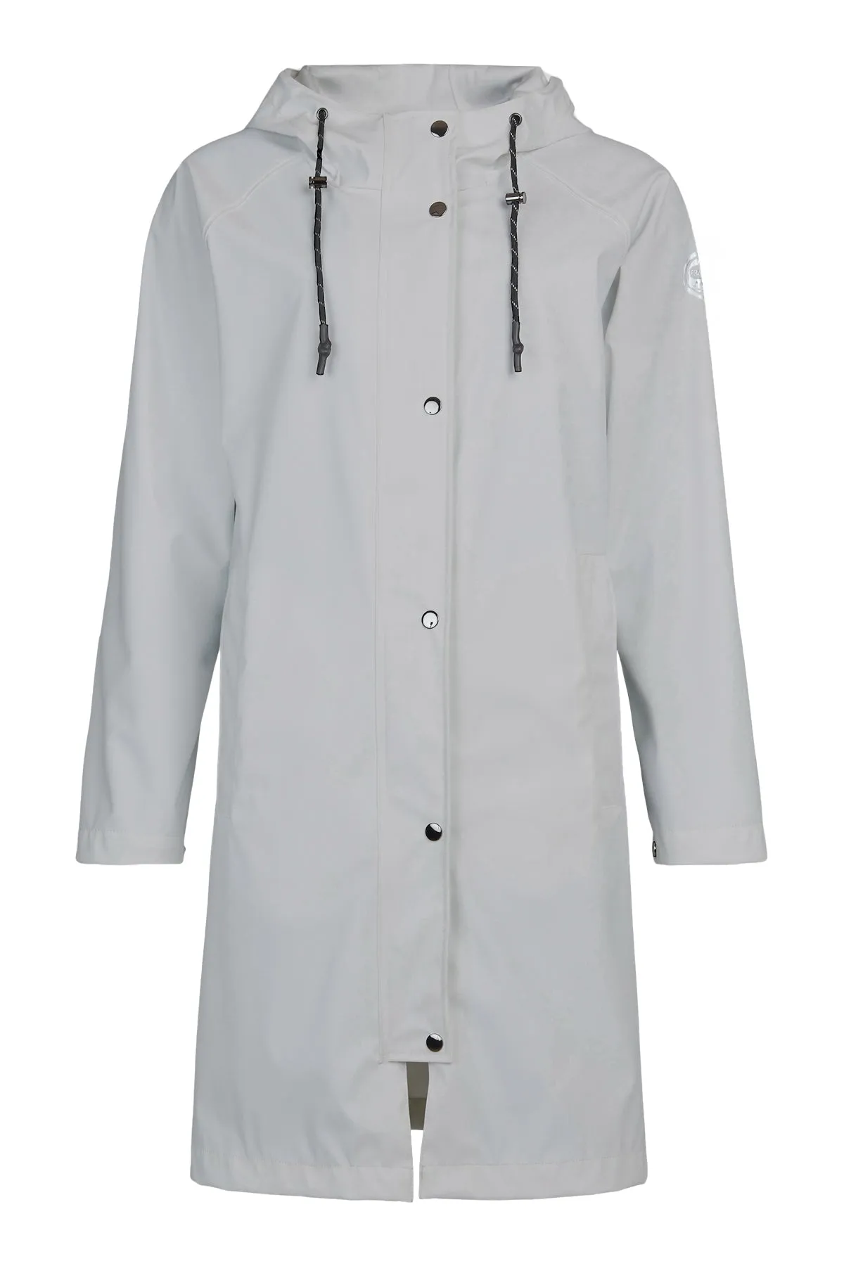 671- Long White Raincoat - Frandsen