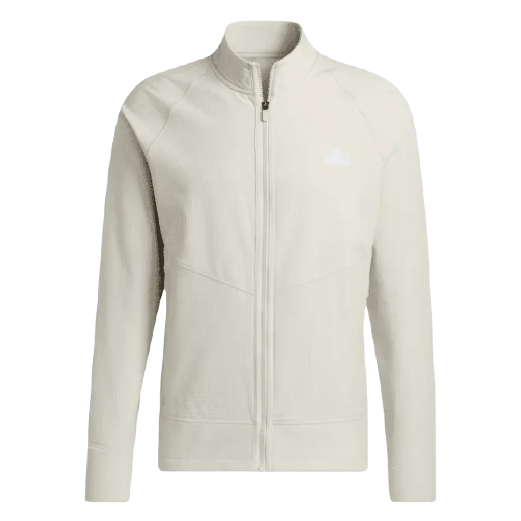 Adidas Beige Statement Full-Zip Jacket