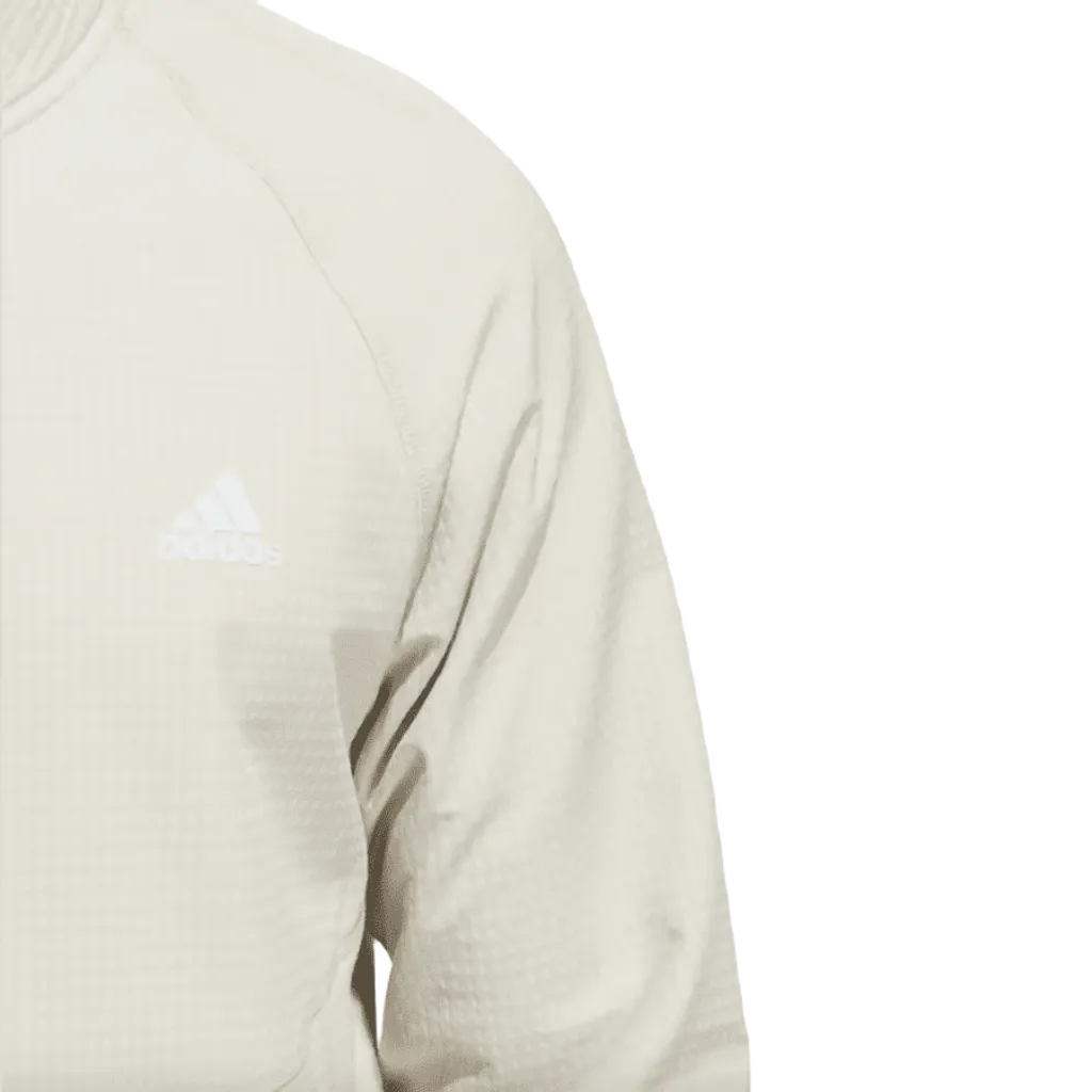 Adidas Beige Statement Full-Zip Jacket