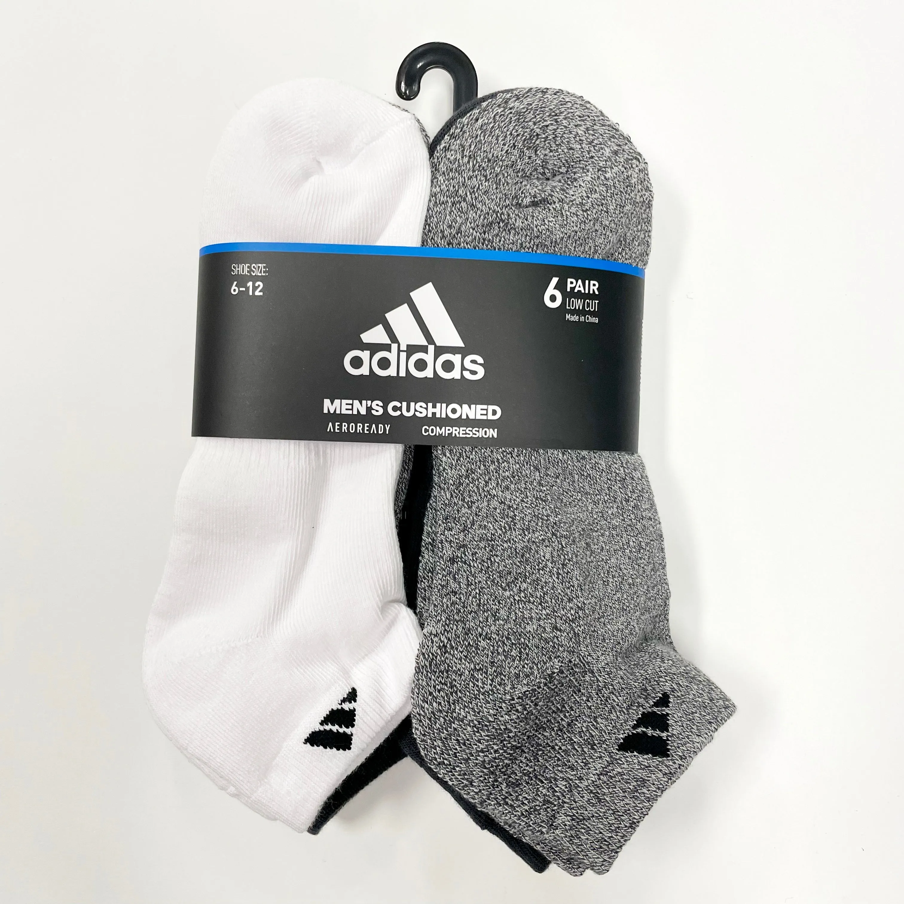 Adidas Men's Cushioned Low-cut 6 pairs socks