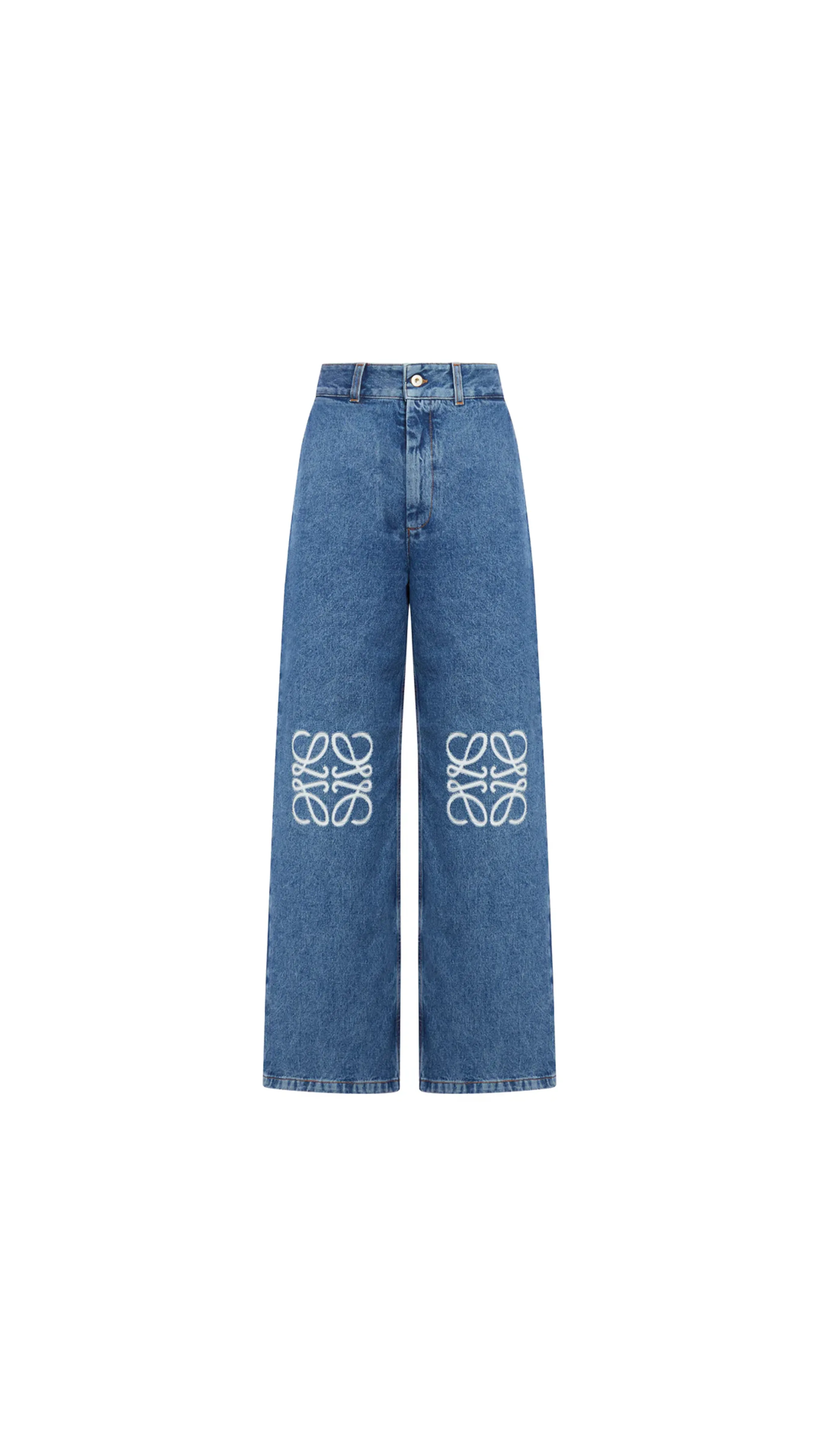 Anagram Baggy Jeans - Blue