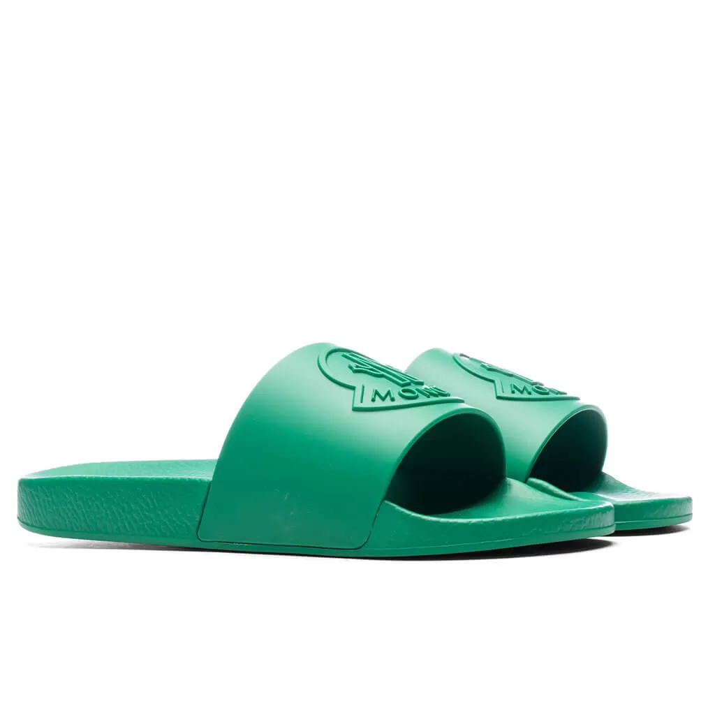 Basile Slides Shoes - Bright Green