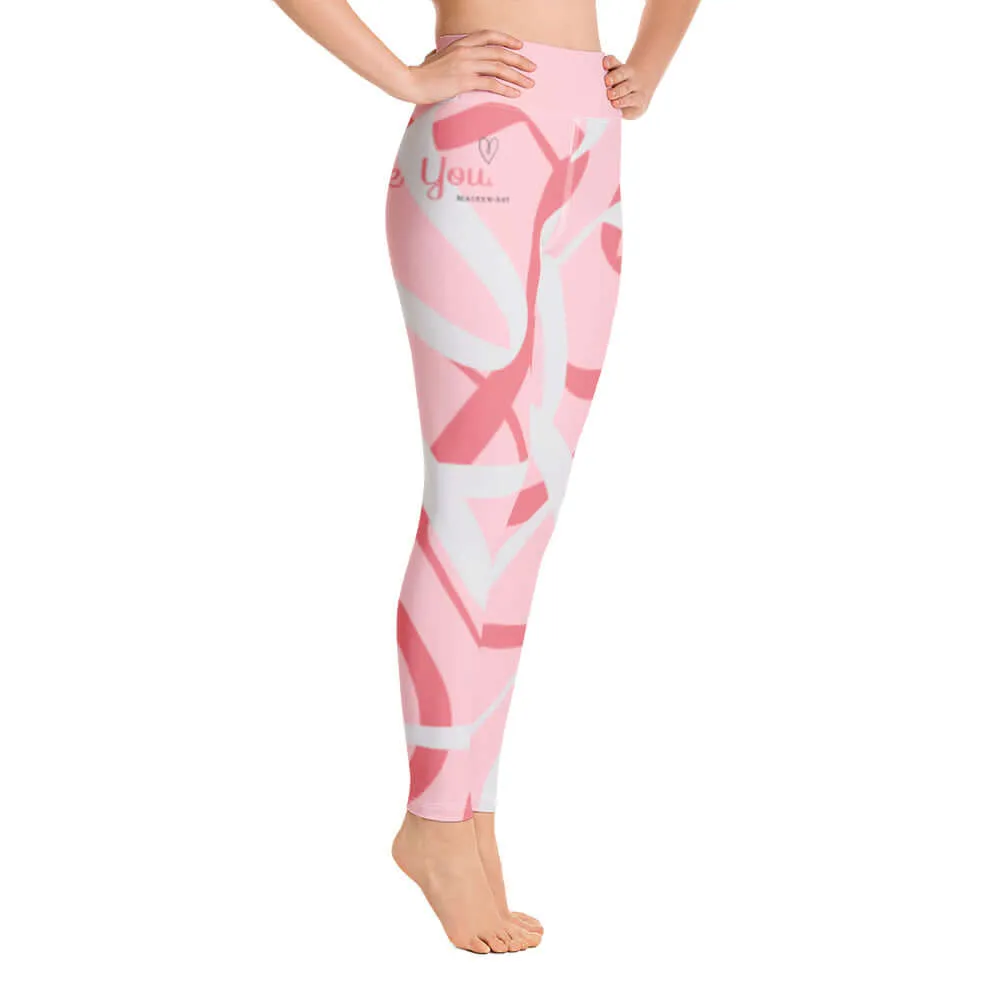 Be YOU - Leggings - ABSTRACT ROSE