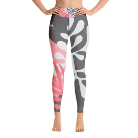 Be You Leggings - FLOWER BLACK.