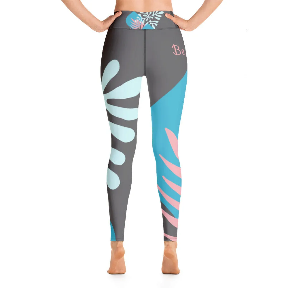 Be You Leggings - FLOWER BLUE Special edition