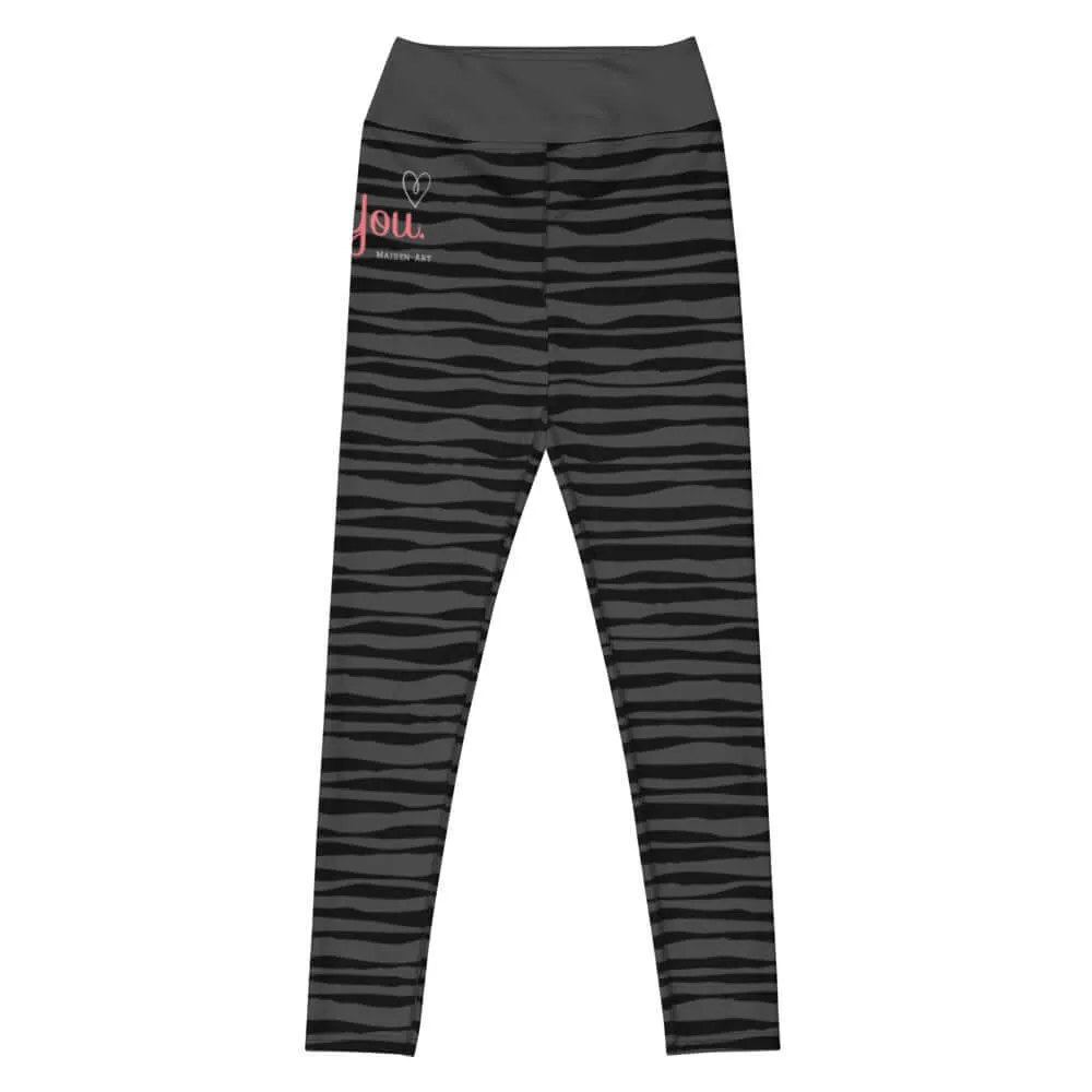 Be You - Leggings - ZEBRA BLACK.