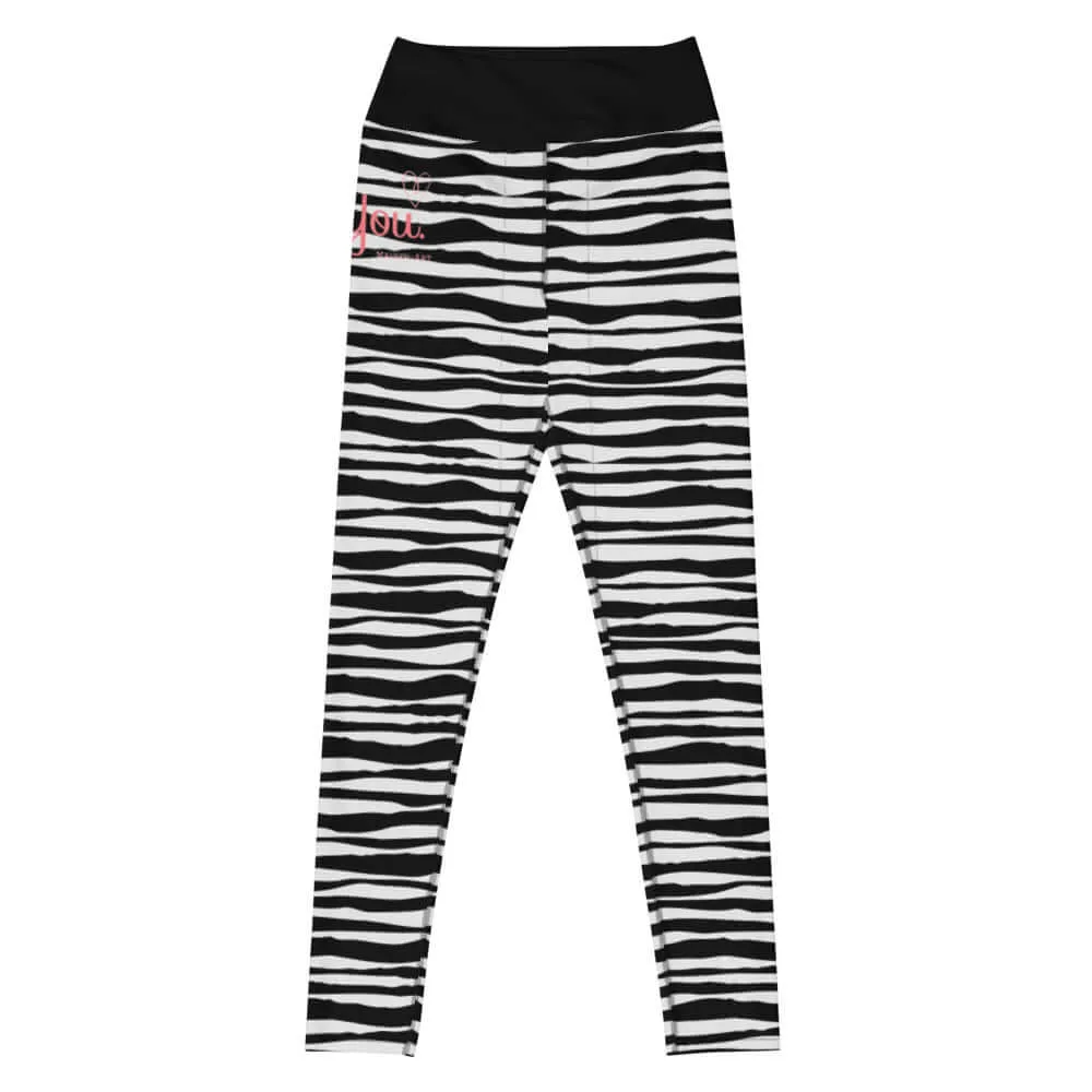 Be You - Leggings - ZEBRA GREY.