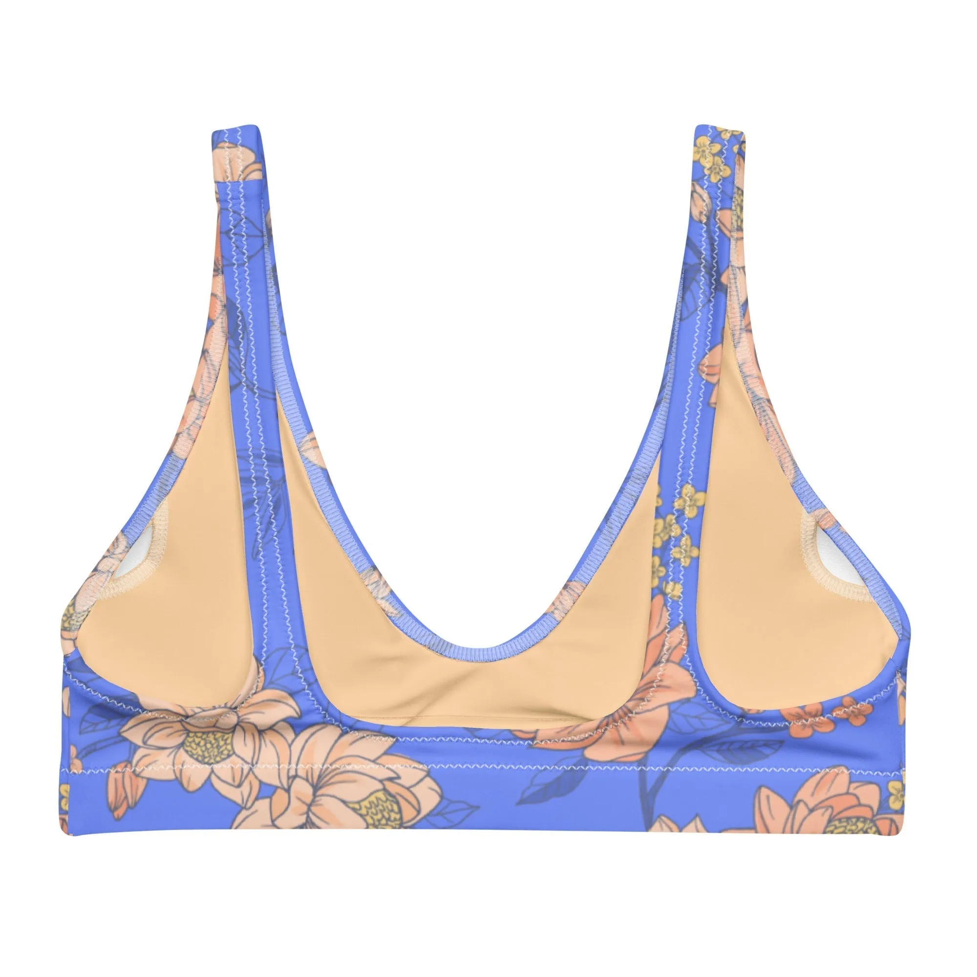 BELLA ECO PADDED BIKINI TOP | MELODY ORANGE