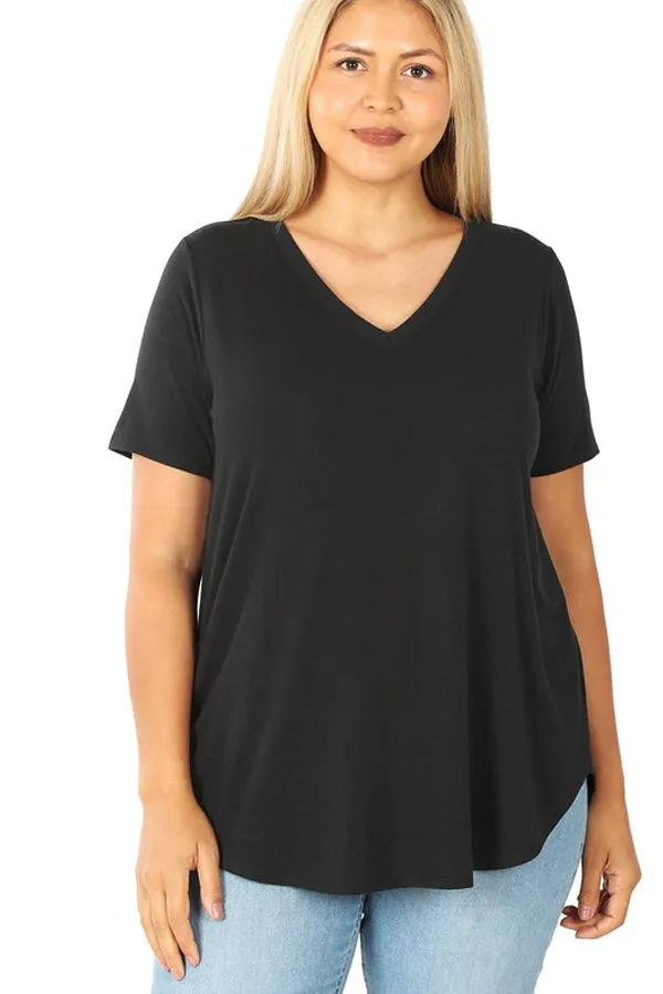 BK Basics PLUS V-neck Tee