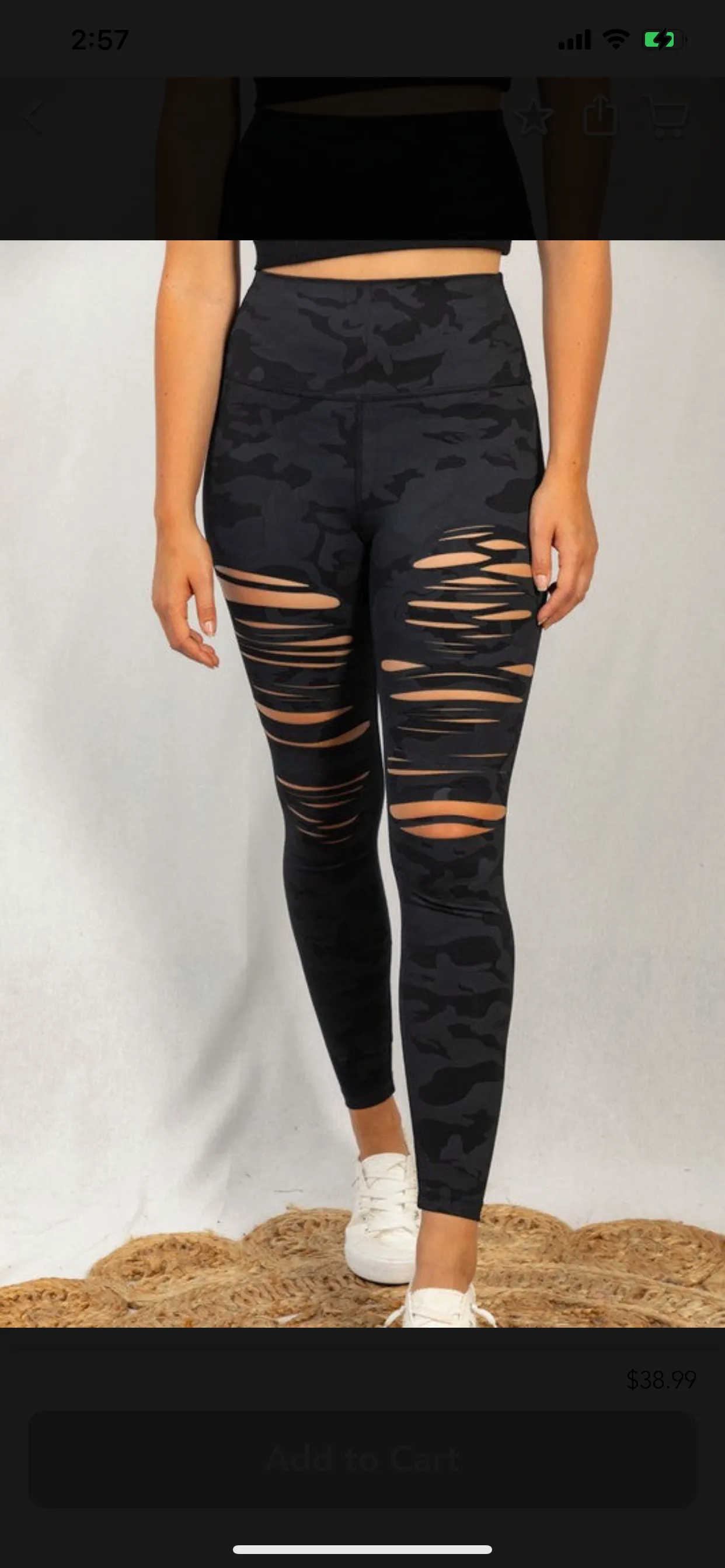 Black Camo Leggings