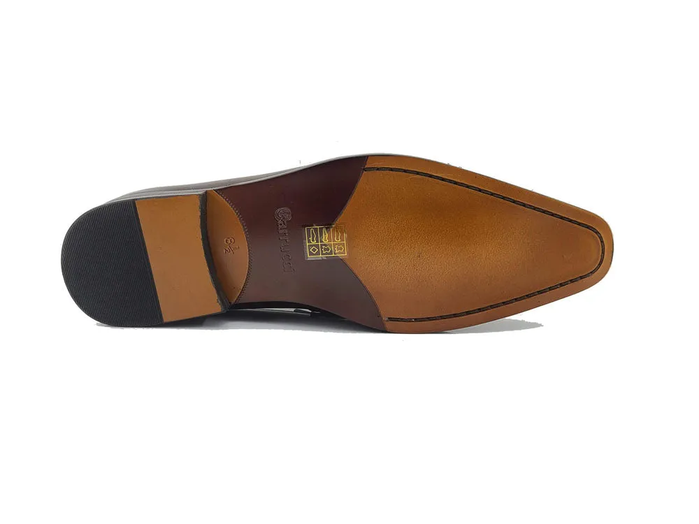 Calfskin Buckle Loafer Patina Finish