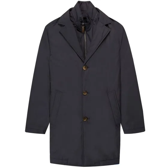 Canali Tech Raincoat Navy