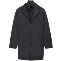 Canali Tech Raincoat Navy