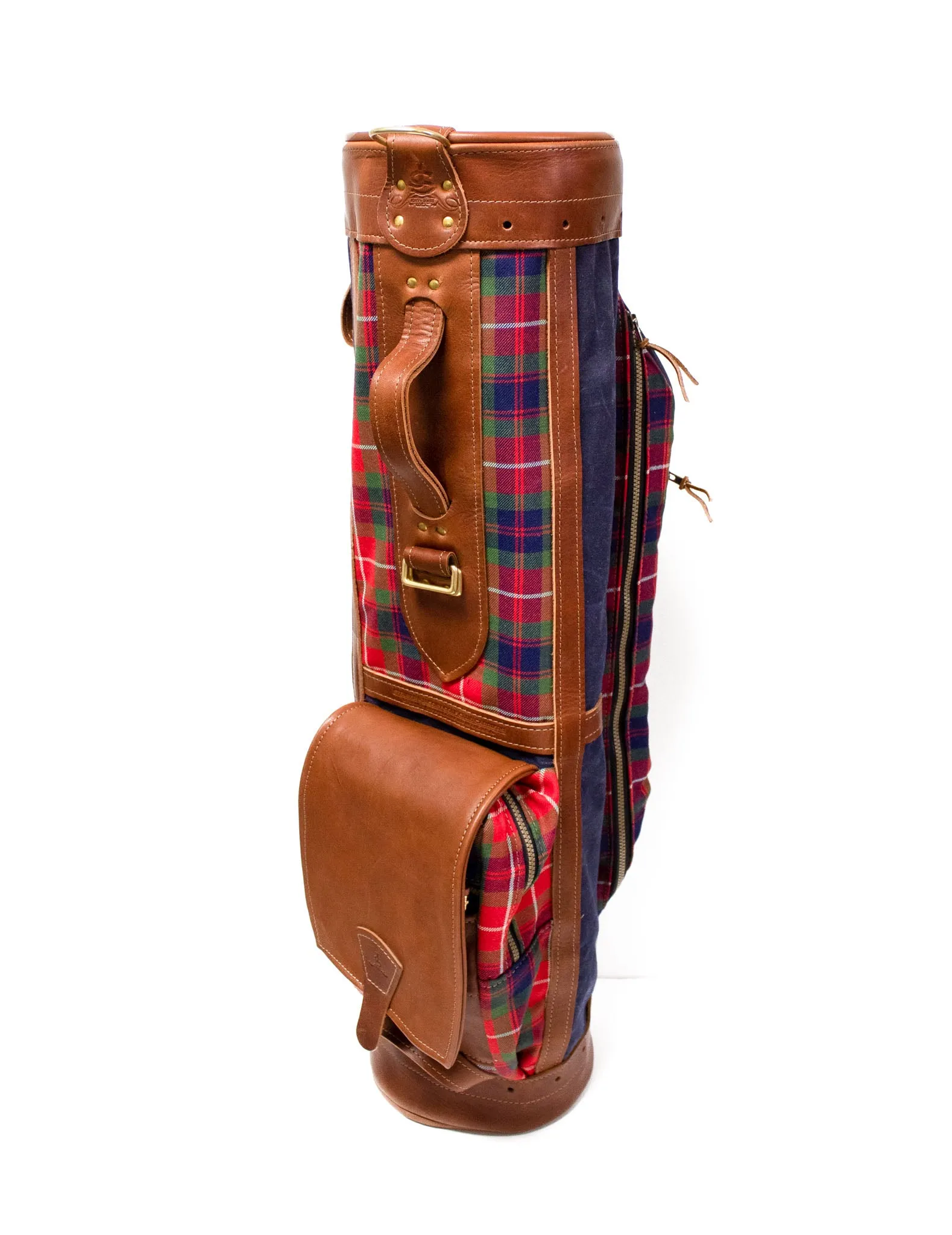 Classic Staff Style Tartan Golf Bag