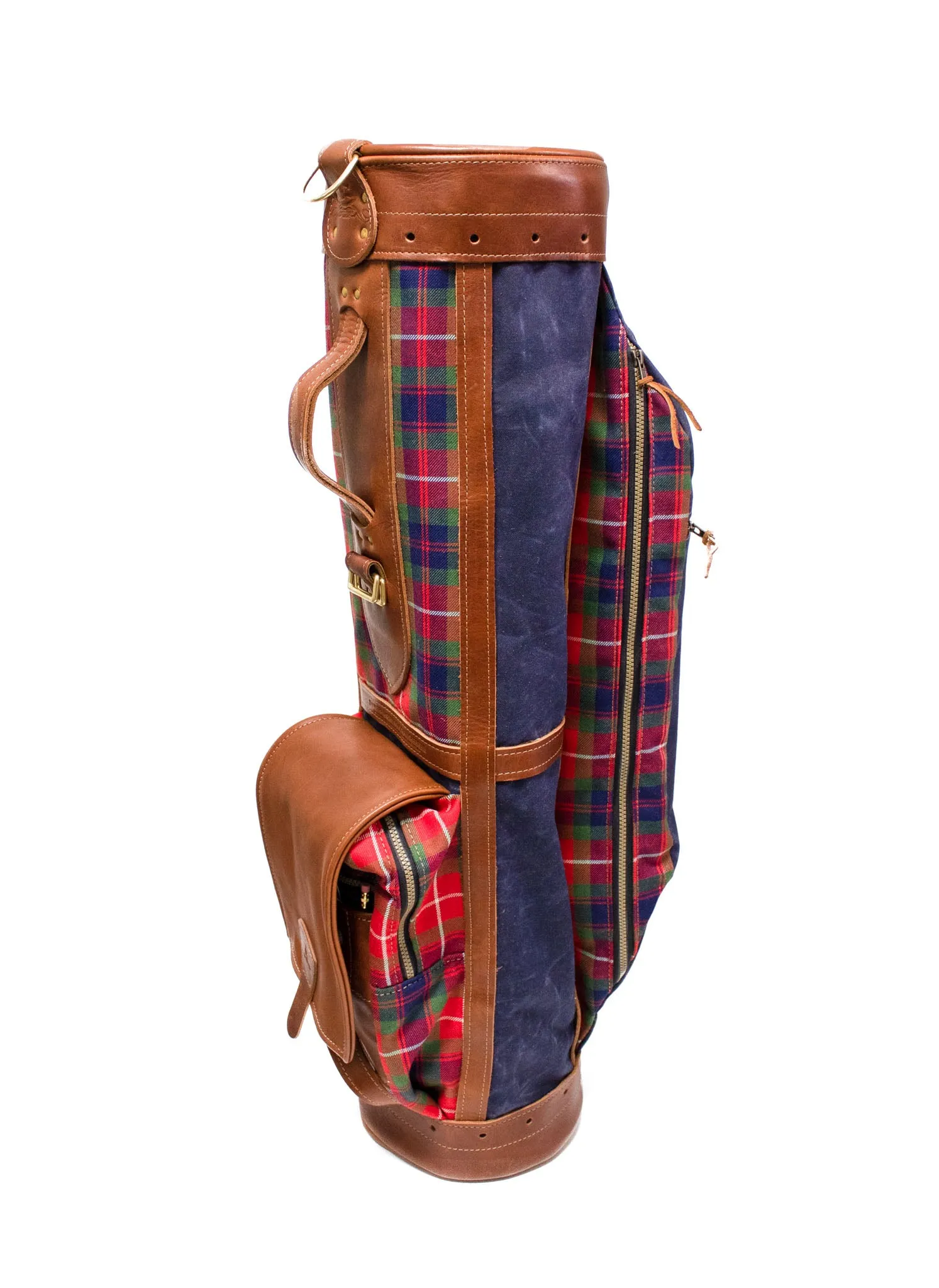 Classic Staff Style Tartan Golf Bag