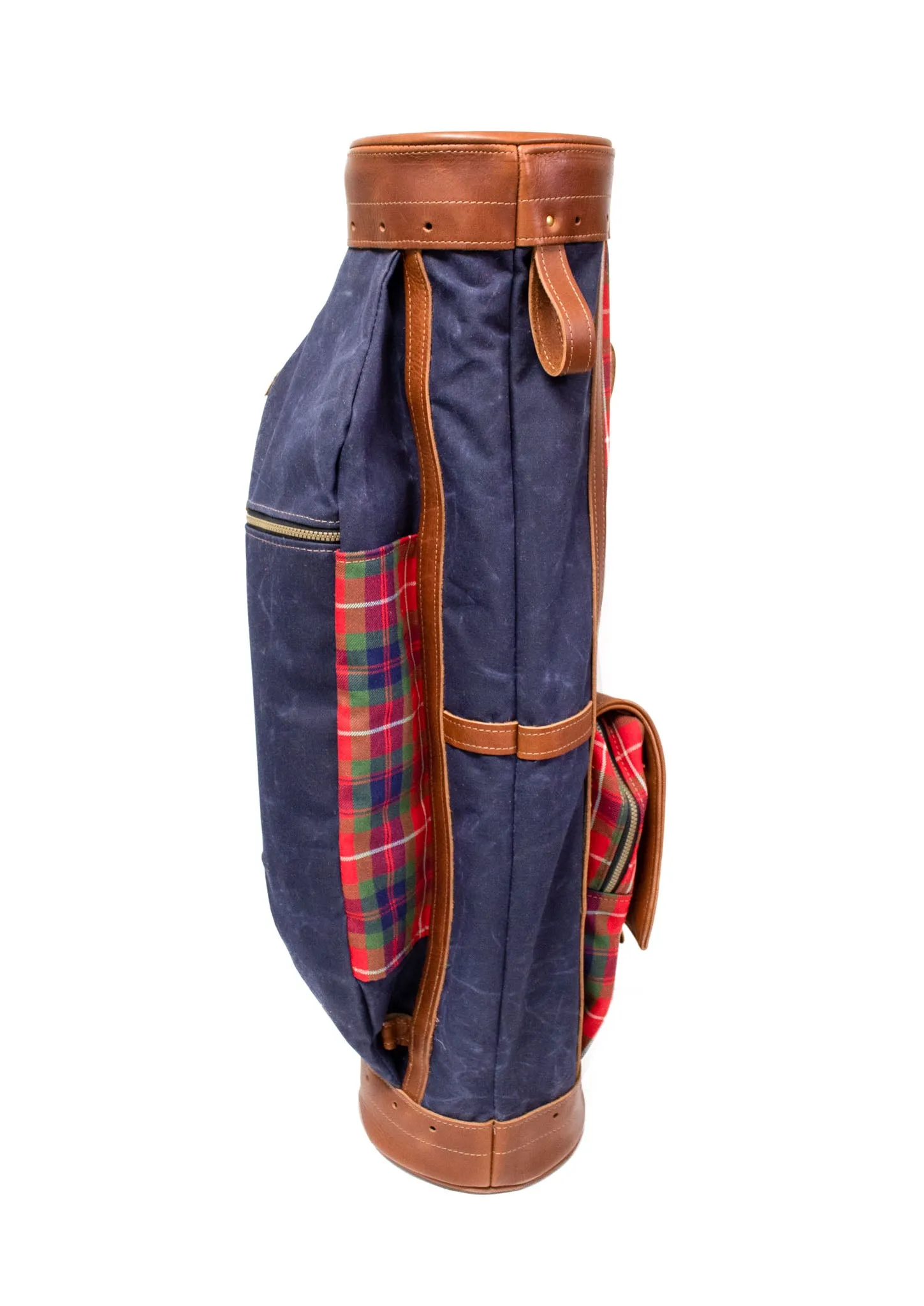 Classic Staff Style Tartan Golf Bag