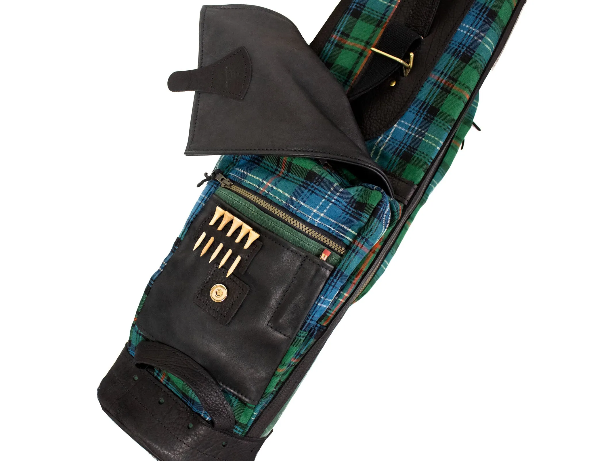 Classic Staff Style Tartan Golf Bag