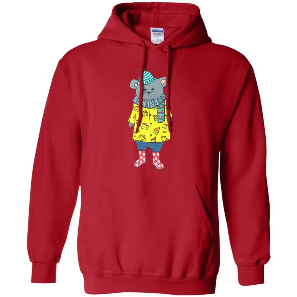 CUTE ANIMALS - Mouse In A Cheese Sweater T Shirt & Hoodie