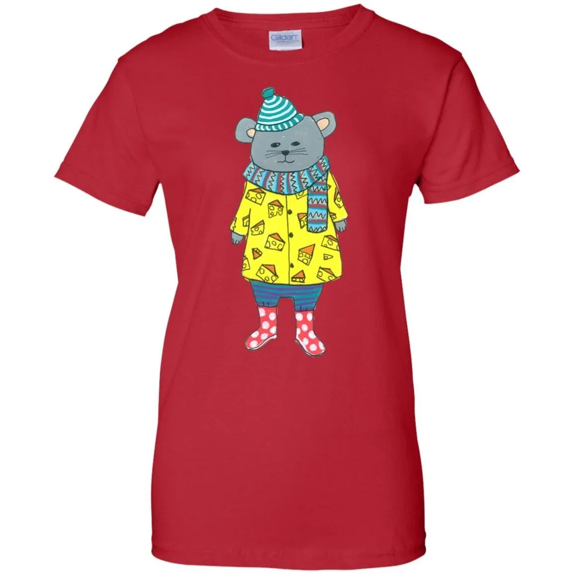 CUTE ANIMALS - Mouse In A Cheese Sweater T Shirt & Hoodie