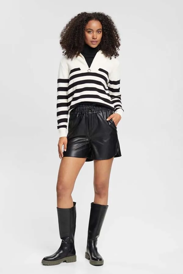 Esprit Faux Leather Shorts