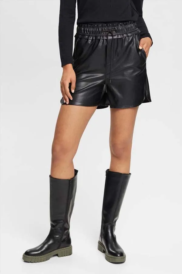 Esprit Faux Leather Shorts