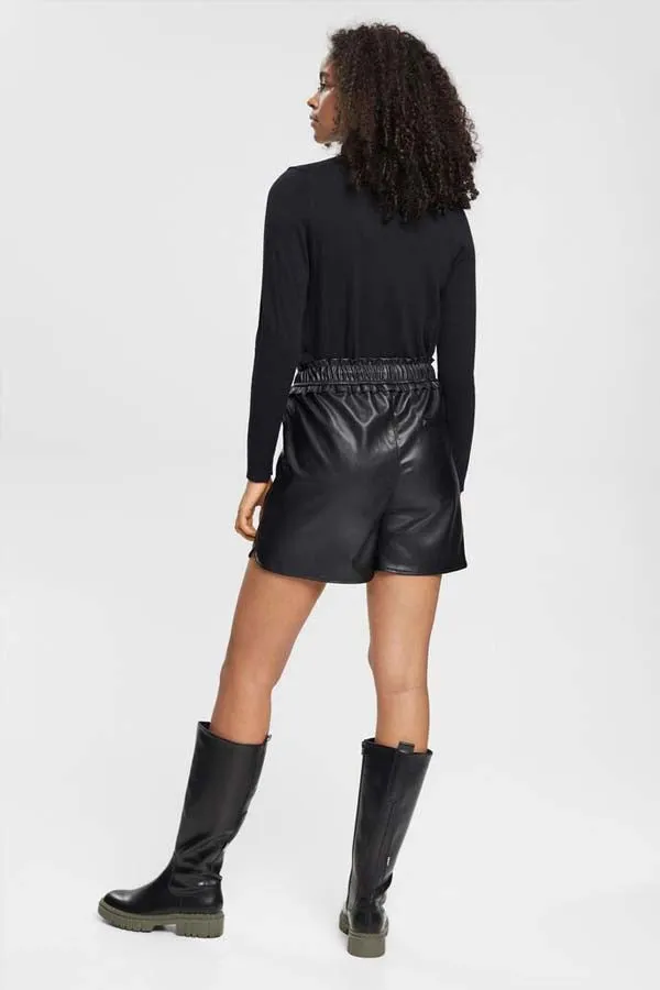 Esprit Faux Leather Shorts