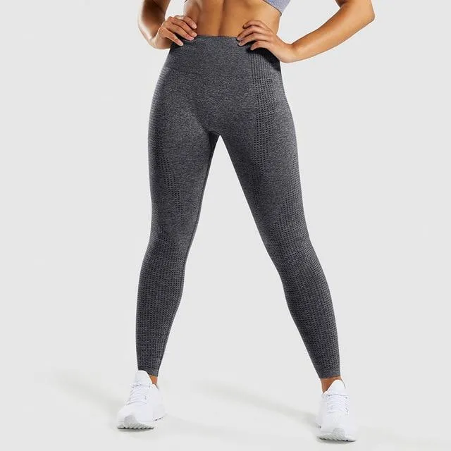 Fashion Seamless Fitness Leggings for Women with High Waist