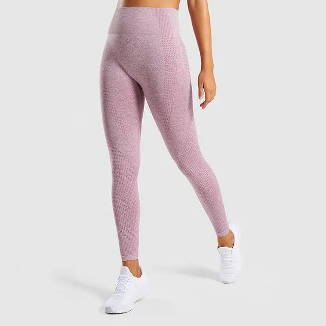 Fashion Seamless Fitness Leggings for Women with High Waist