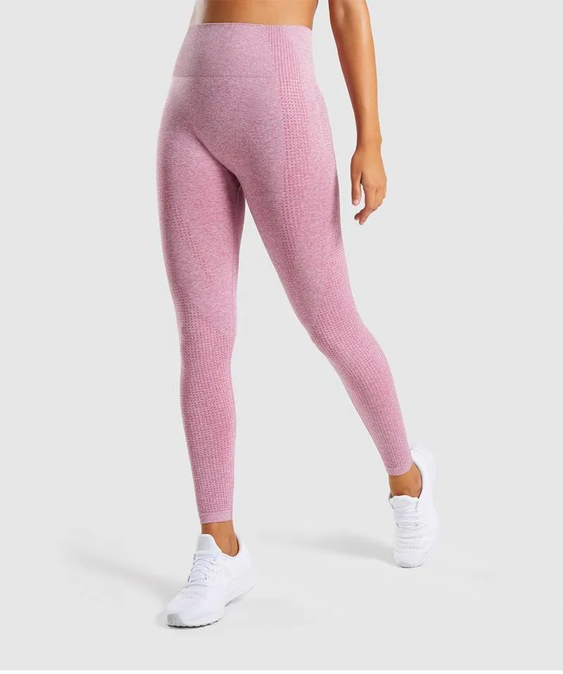 Fashion Seamless Fitness Leggings for Women with High Waist