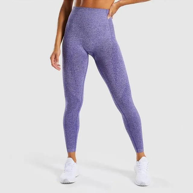 Fashion Seamless Fitness Leggings for Women with High Waist