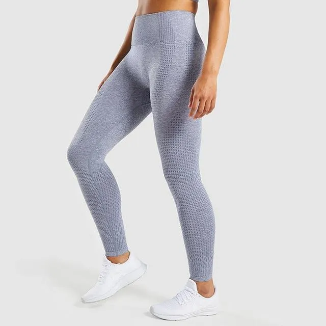 Fashion Seamless Fitness Leggings for Women with High Waist