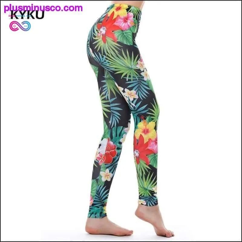 Fashion Sexy Summer 3D Slim Women's High Waisted Leggings