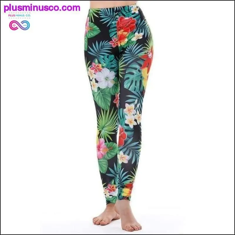 Fashion Sexy Summer 3D Slim Women's High Waisted Leggings