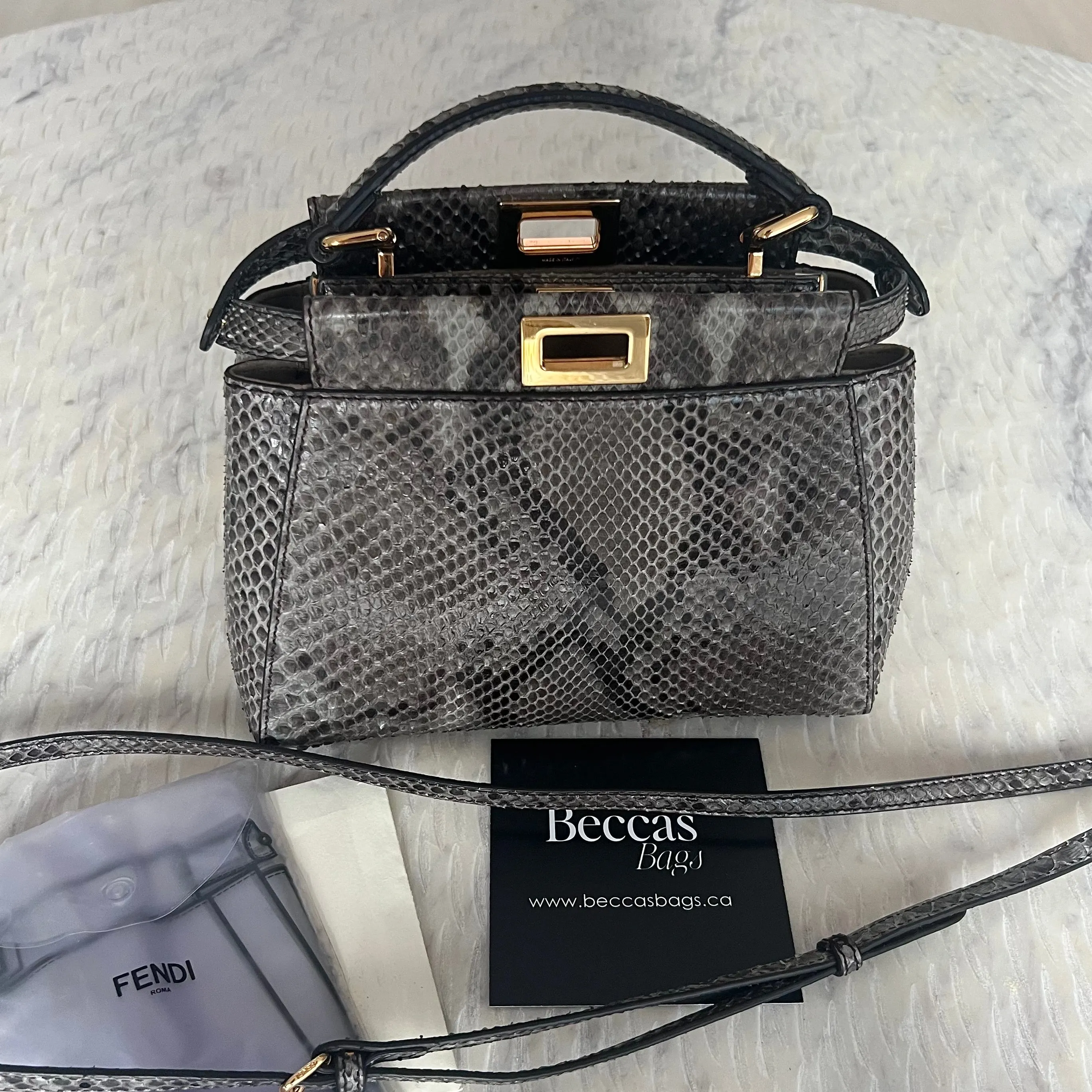 Fendi Peekaboo Mini Bag