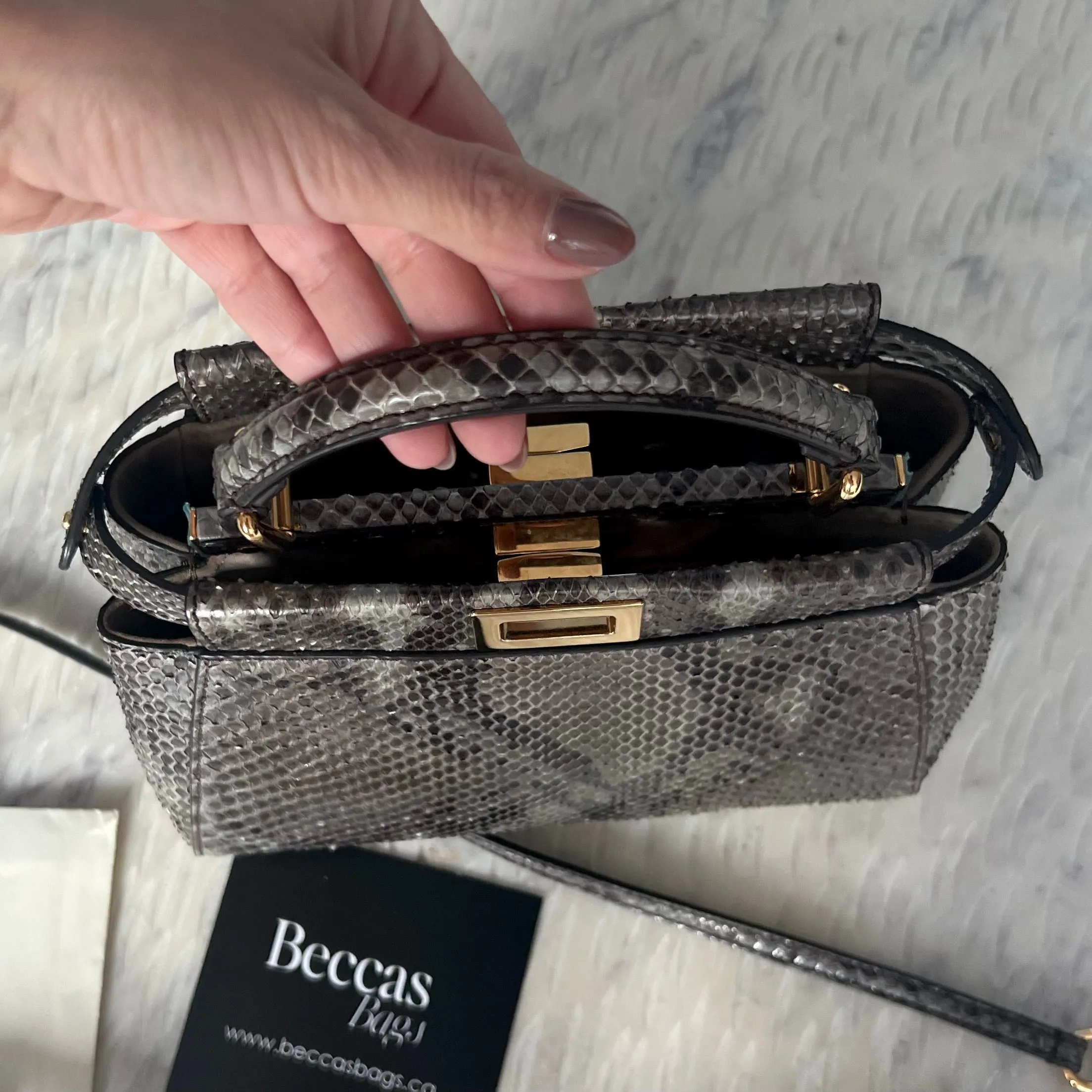 Fendi Peekaboo Mini Bag