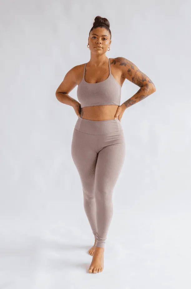 FLOAT LEGGINGS HEATHER COCOON