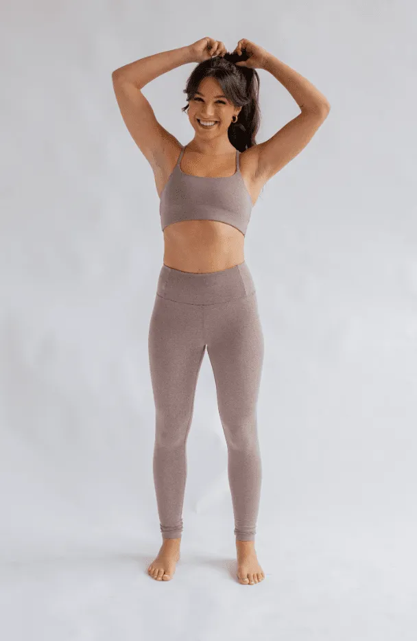 FLOAT LEGGINGS HEATHER COCOON