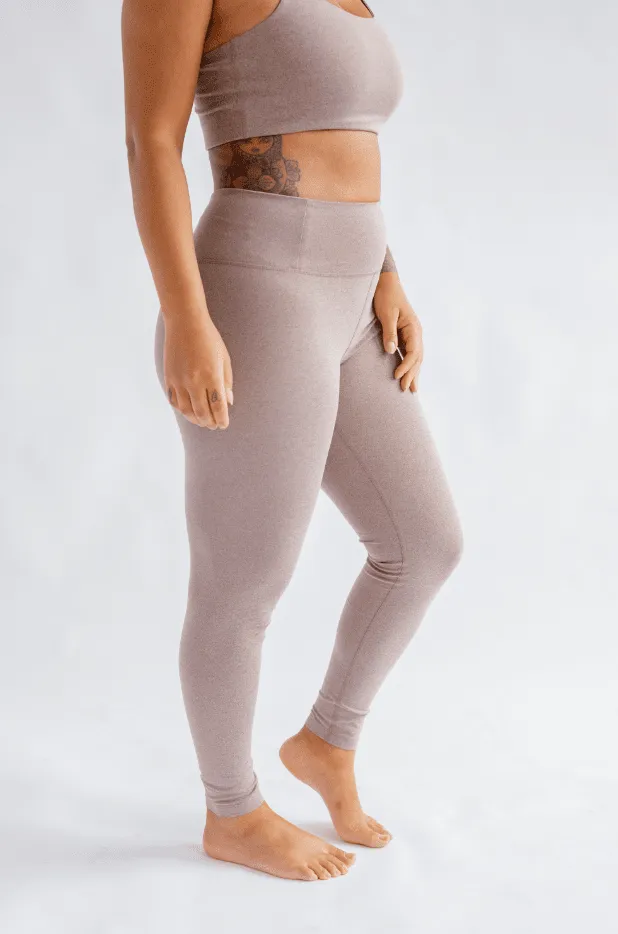 FLOAT LEGGINGS HEATHER COCOON