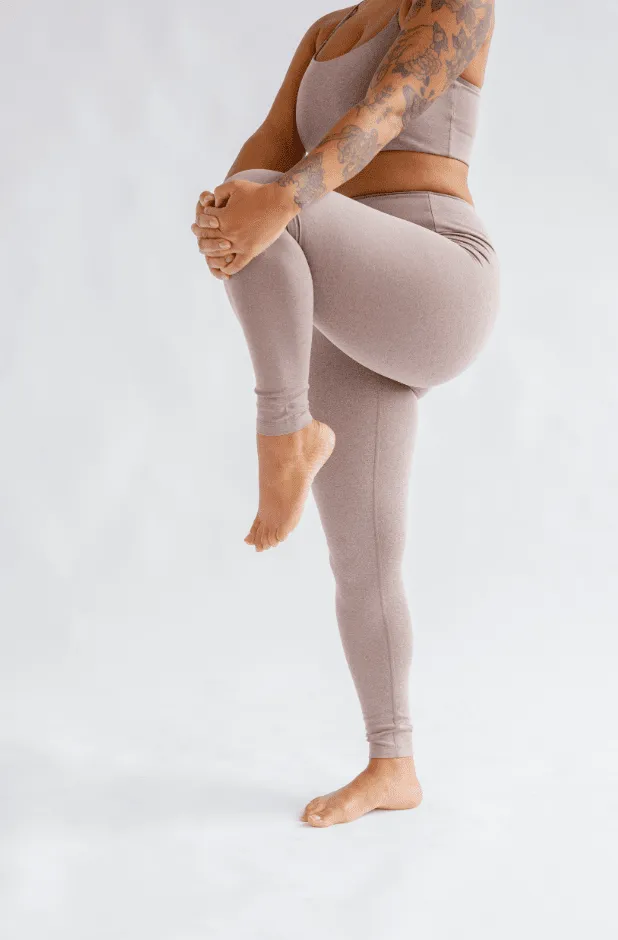 FLOAT LEGGINGS HEATHER COCOON