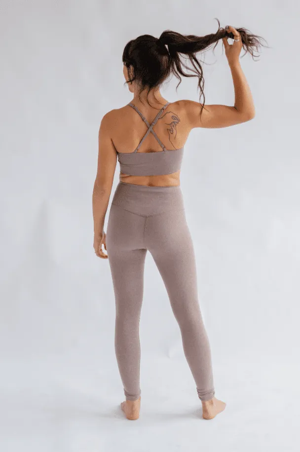 FLOAT LEGGINGS HEATHER COCOON