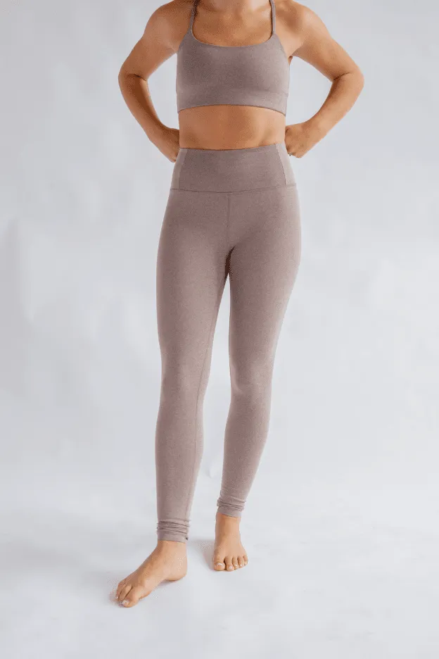 FLOAT LEGGINGS HEATHER COCOON