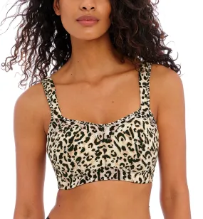 Freya High-Octane Molded Underwire Sports Bra (401003) - Pure Leopard