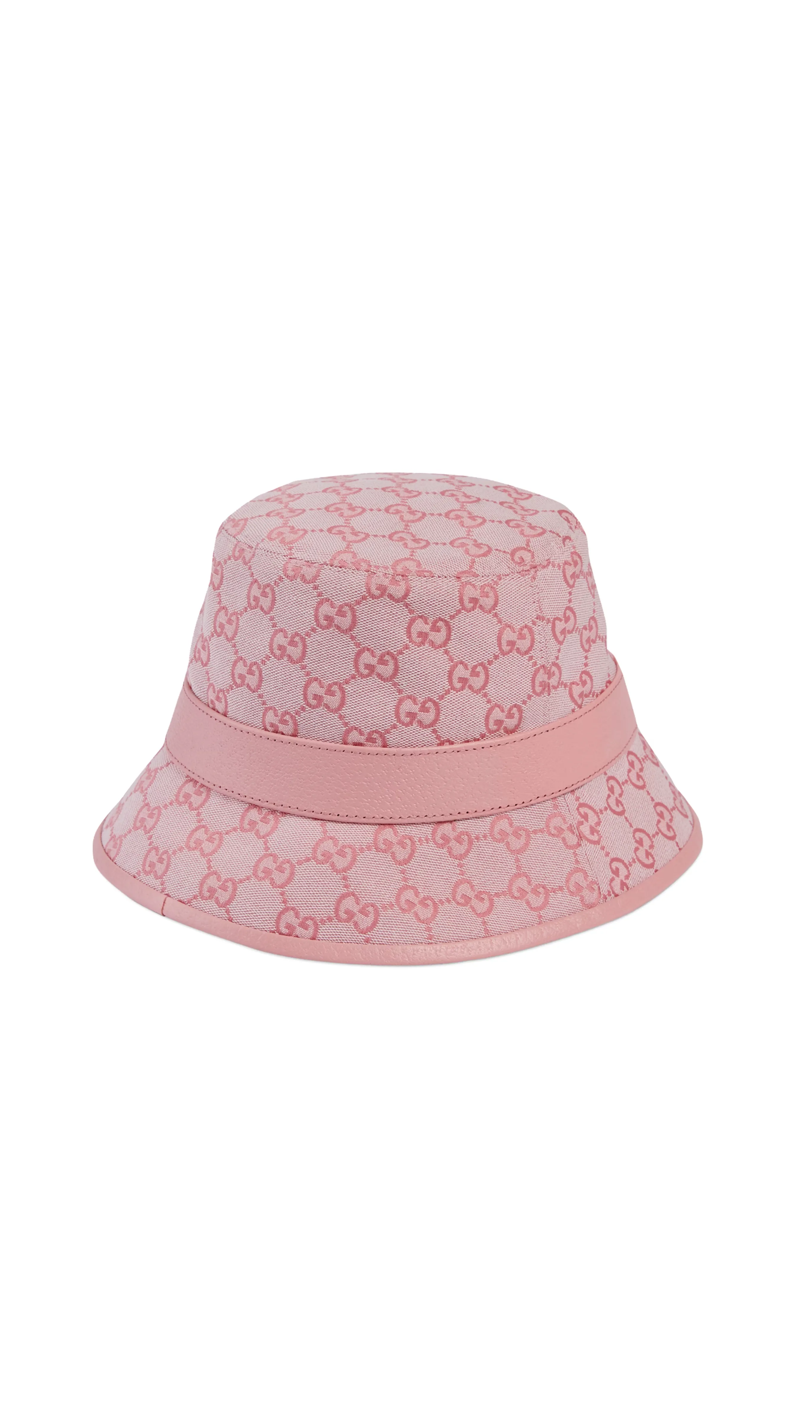 GG Canvas Bucket Hat - Pink