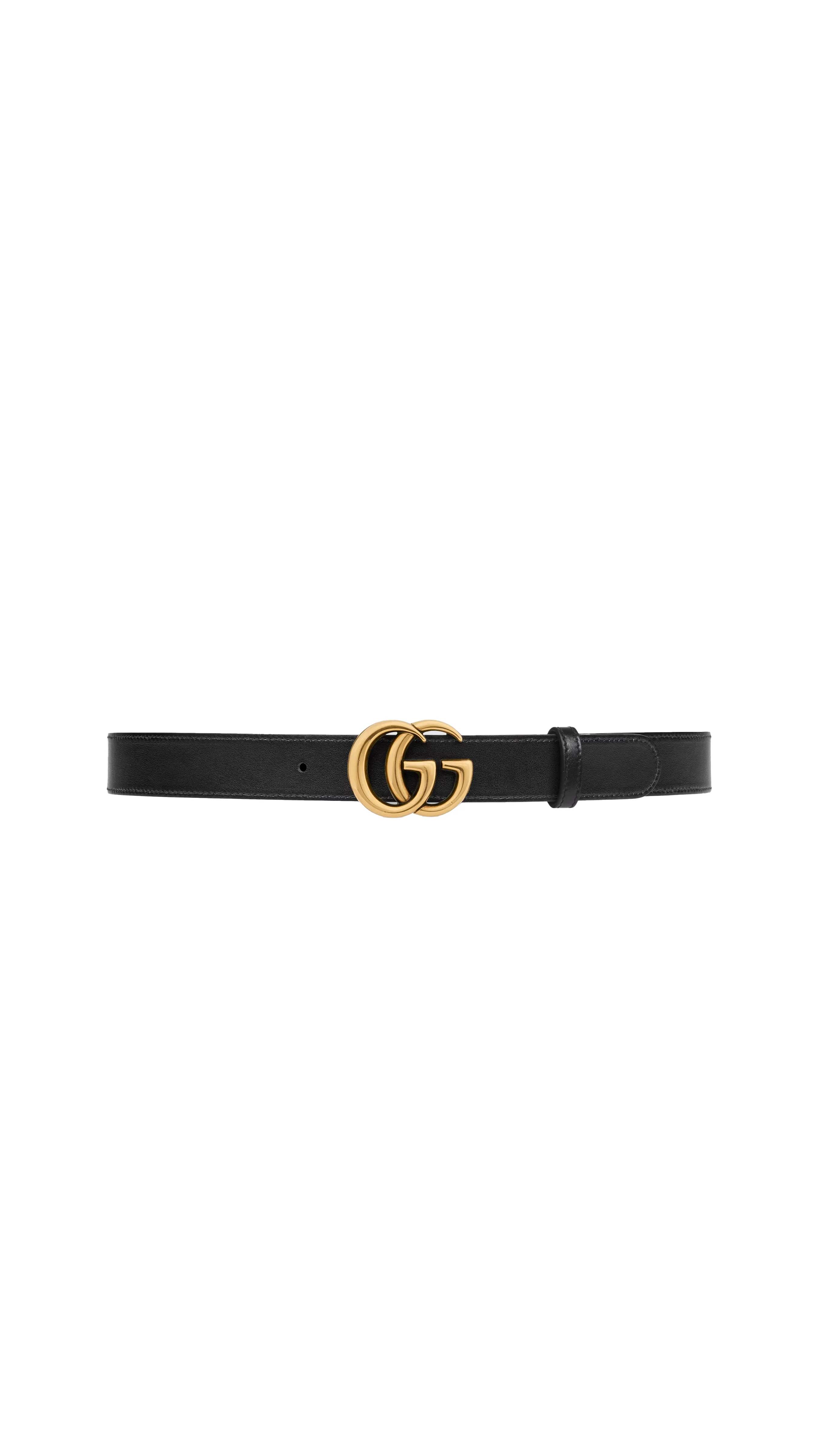 GG Marmont Reversible Belt - Black/Beige&Ebony